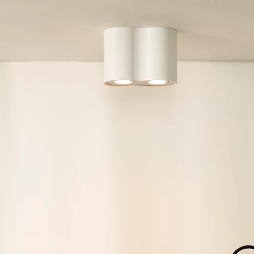 Lucide TUBE - Foco de techo - 2xGU10 - Blanco - ambiente 1